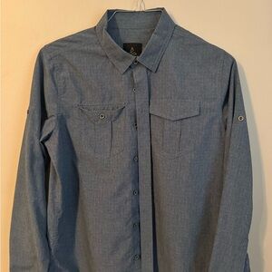 Prana Men's Chambray Button-Down Shirt